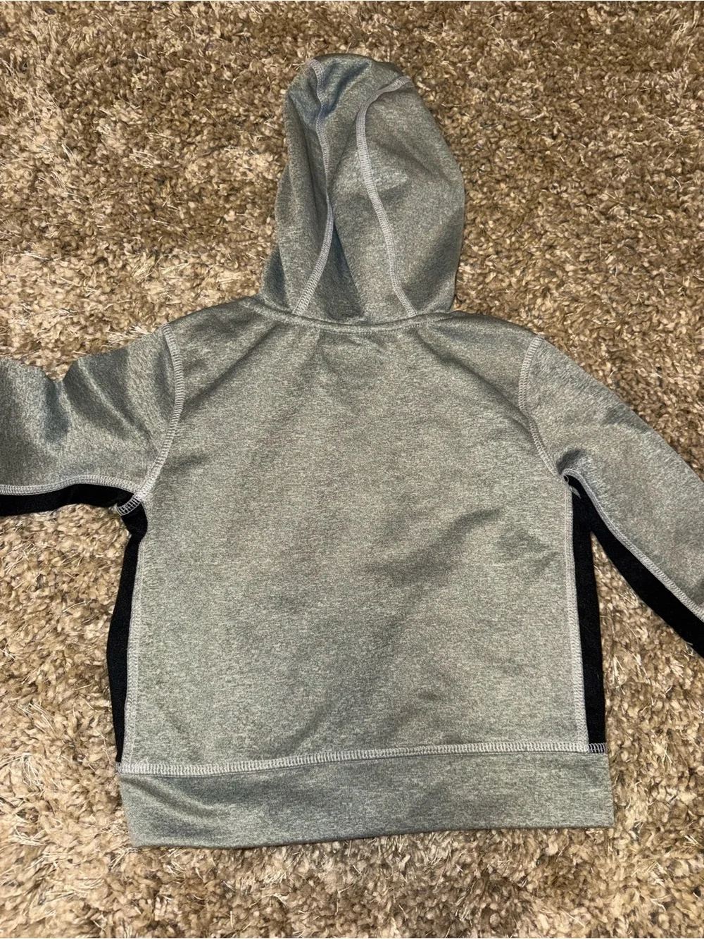 🟩Ralph Lauren Polo Sport Gray Pullover Hoodie with Black Trim